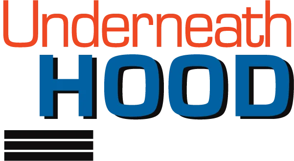 Underneath the Hood Pocast with Glen and Dave Logo